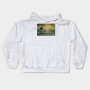 Green Heron Kids Hoodie